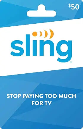 Sling TV Physical Gift Card - $50